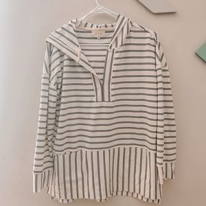 striped hoodie by melló day